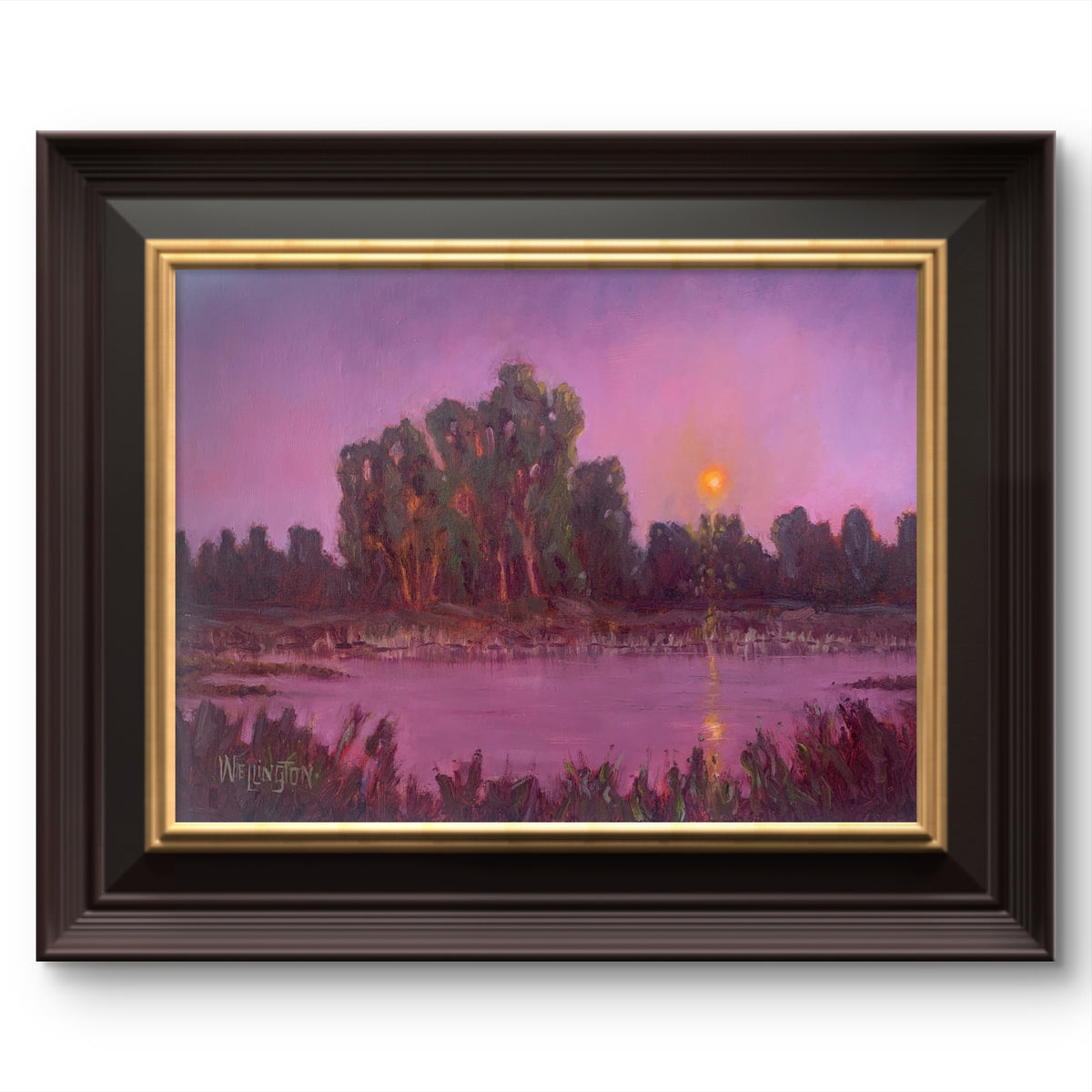 That Evening Light - Original Oil painting - 40 × 30 cm (15.7 × 11.8 in)