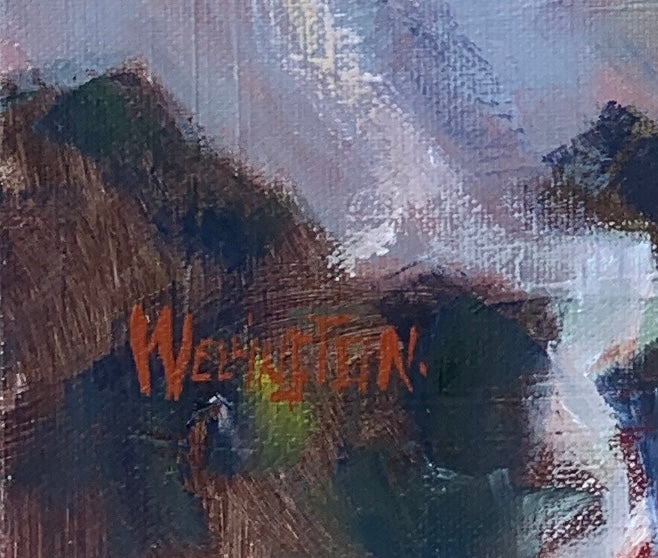 Breaking Light – Original Oil Painting - Peter Wellington