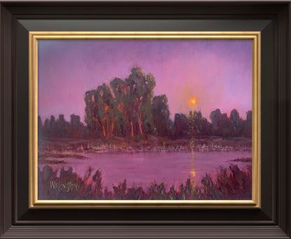 That Evening Light - Original Oil painting - 40 × 30 cm (15.7 × 11.8 in)