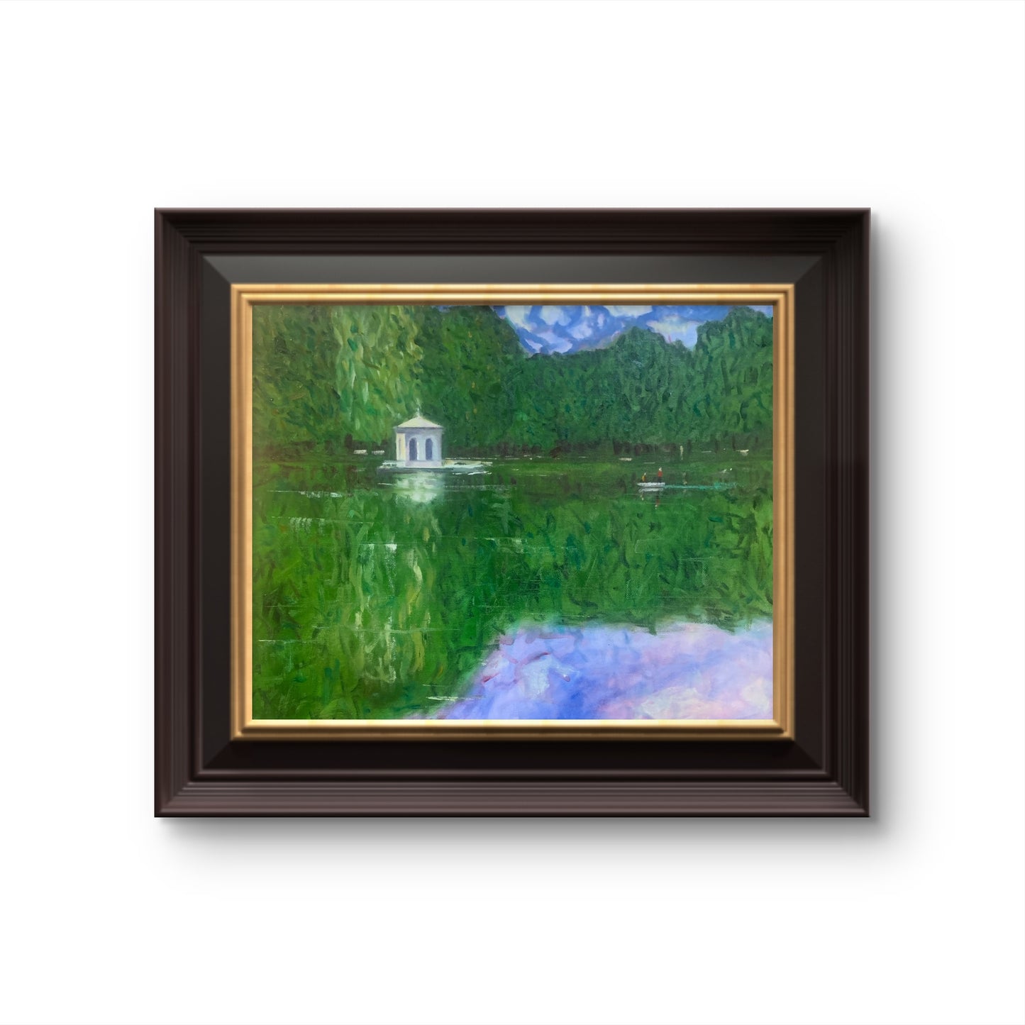 The Folly at Fontainebleau - Oil on canvas - 50cm x40cm