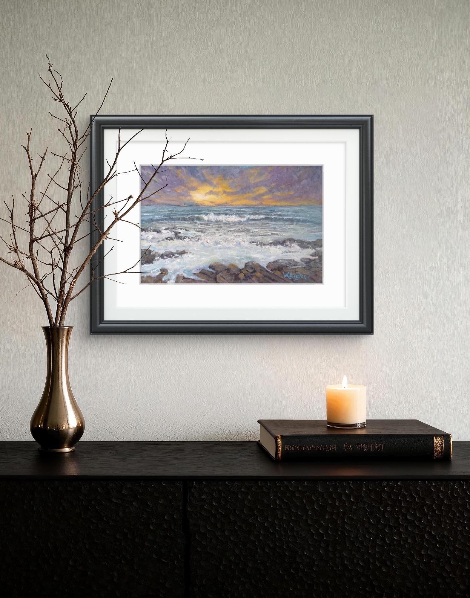 Dusk Seascape Art Print – Giclée on Etching Paper