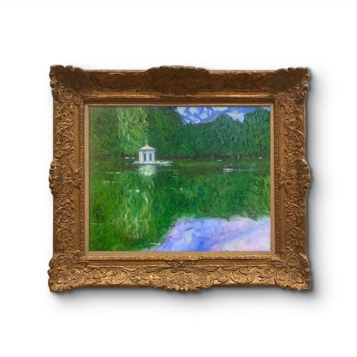 The Folly at Fontainebleau - Oil on canvas - 50cm x40cm