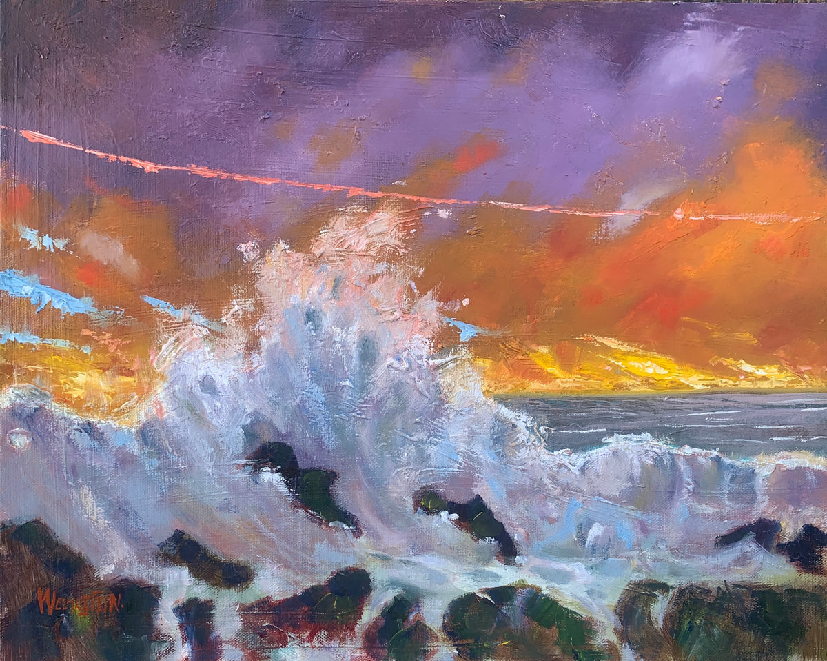Breaking Light – Original Oil Painting - Peter Wellington