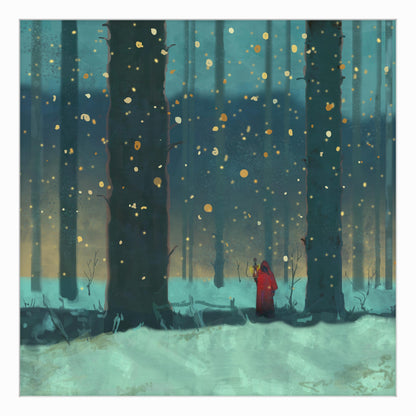 Forest Hermit with Lantern – Giclée Fine Art Print