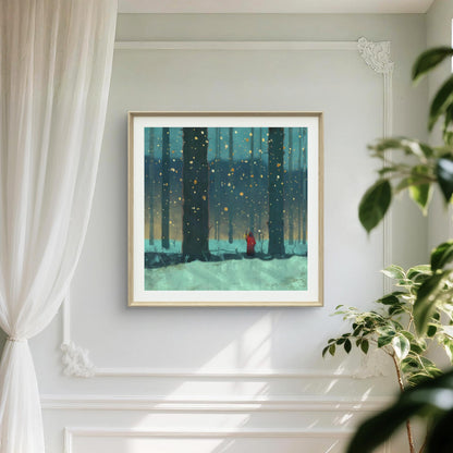 Forest Hermit with Lantern – Giclée Fine Art Print