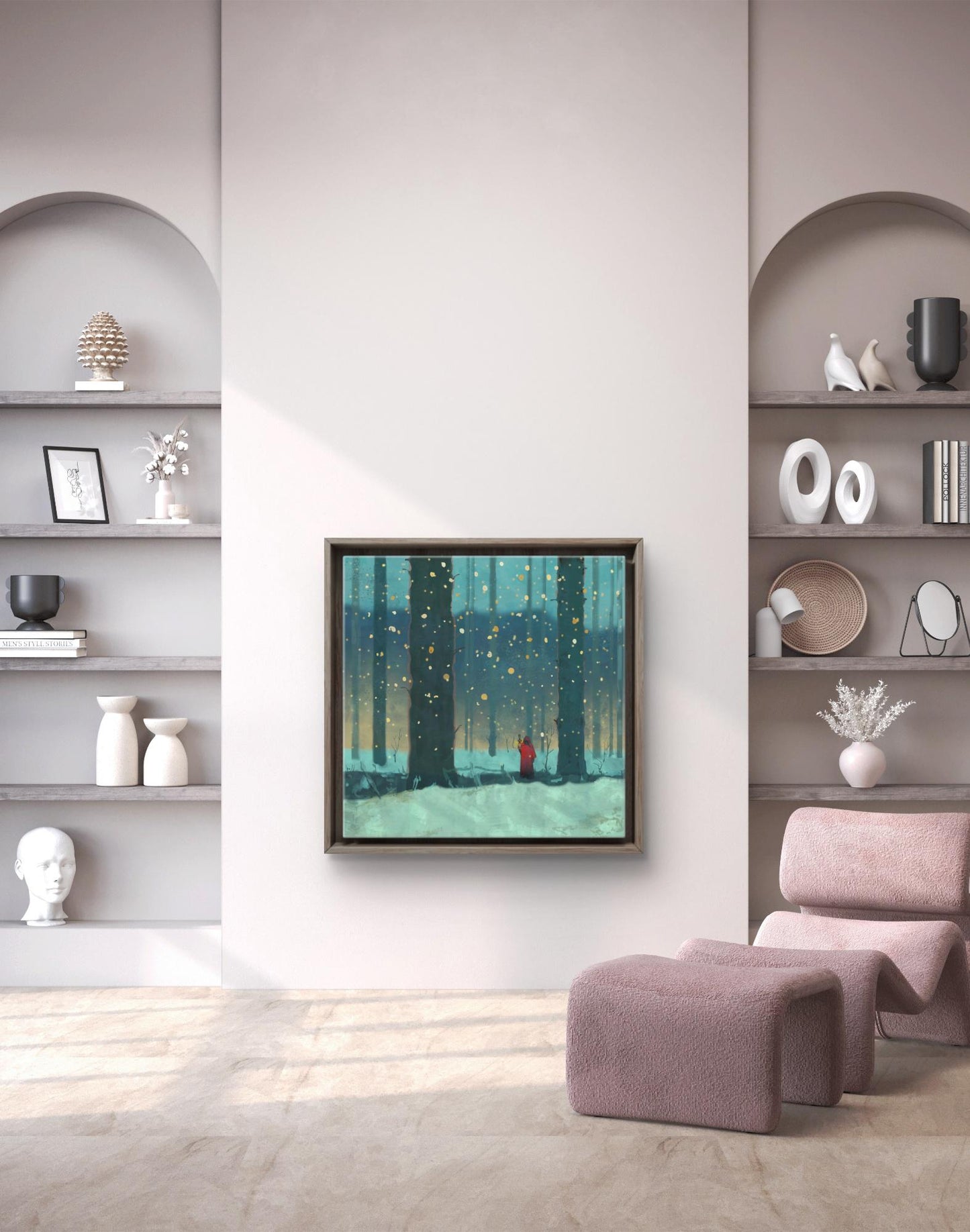 Forest Hermit with Lantern – Giclée Fine Art Print