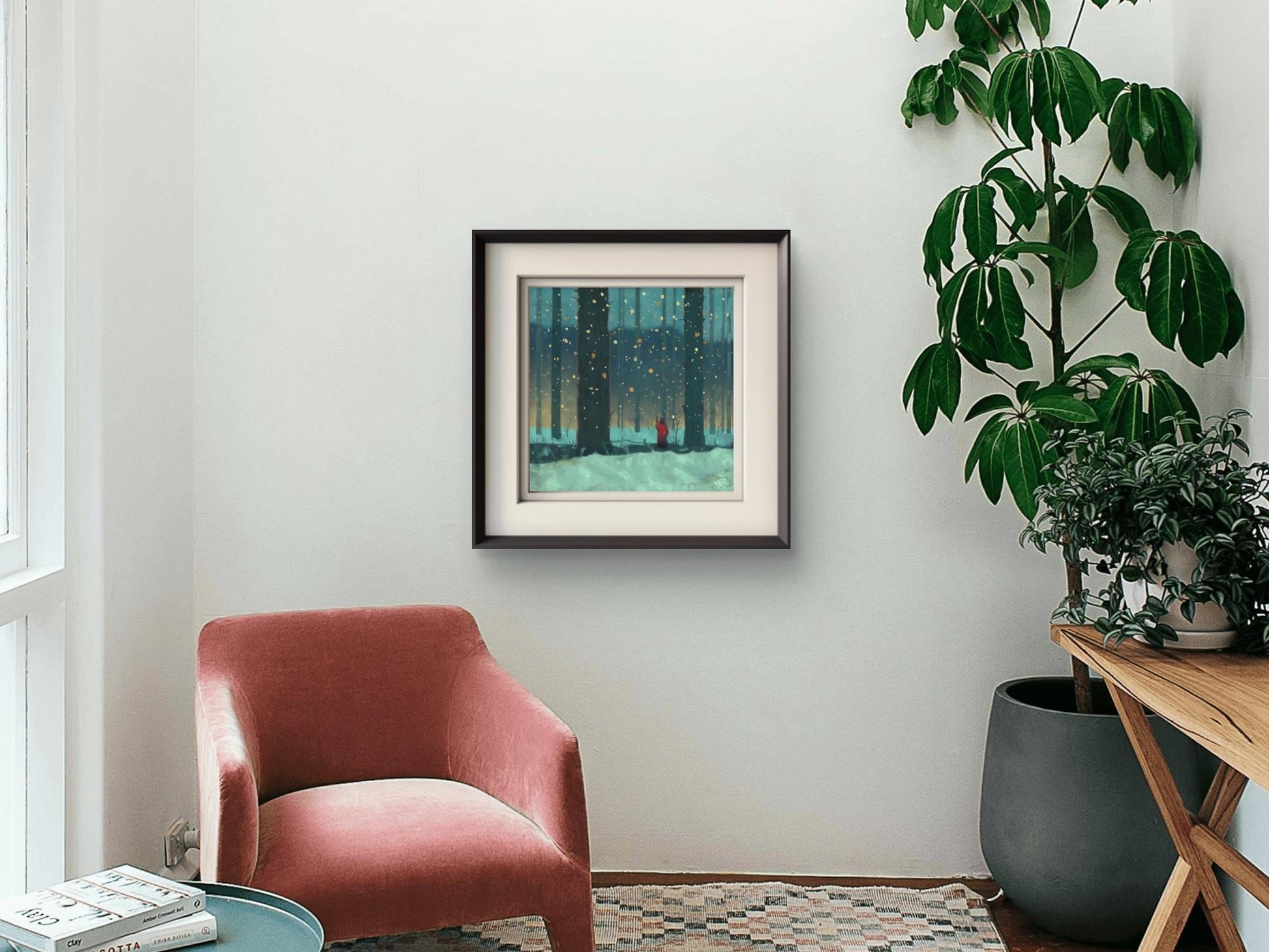 Forest Hermit with Lantern – Giclée Fine Art Print