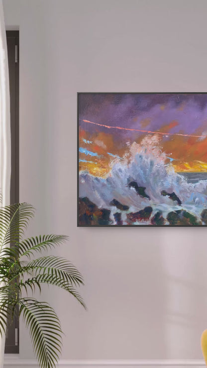 Breaking Light – Original Oil Painting - Peter Wellington