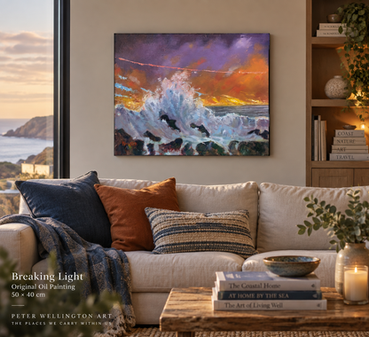 Breaking Light – Original Oil Painting - Peter Wellington