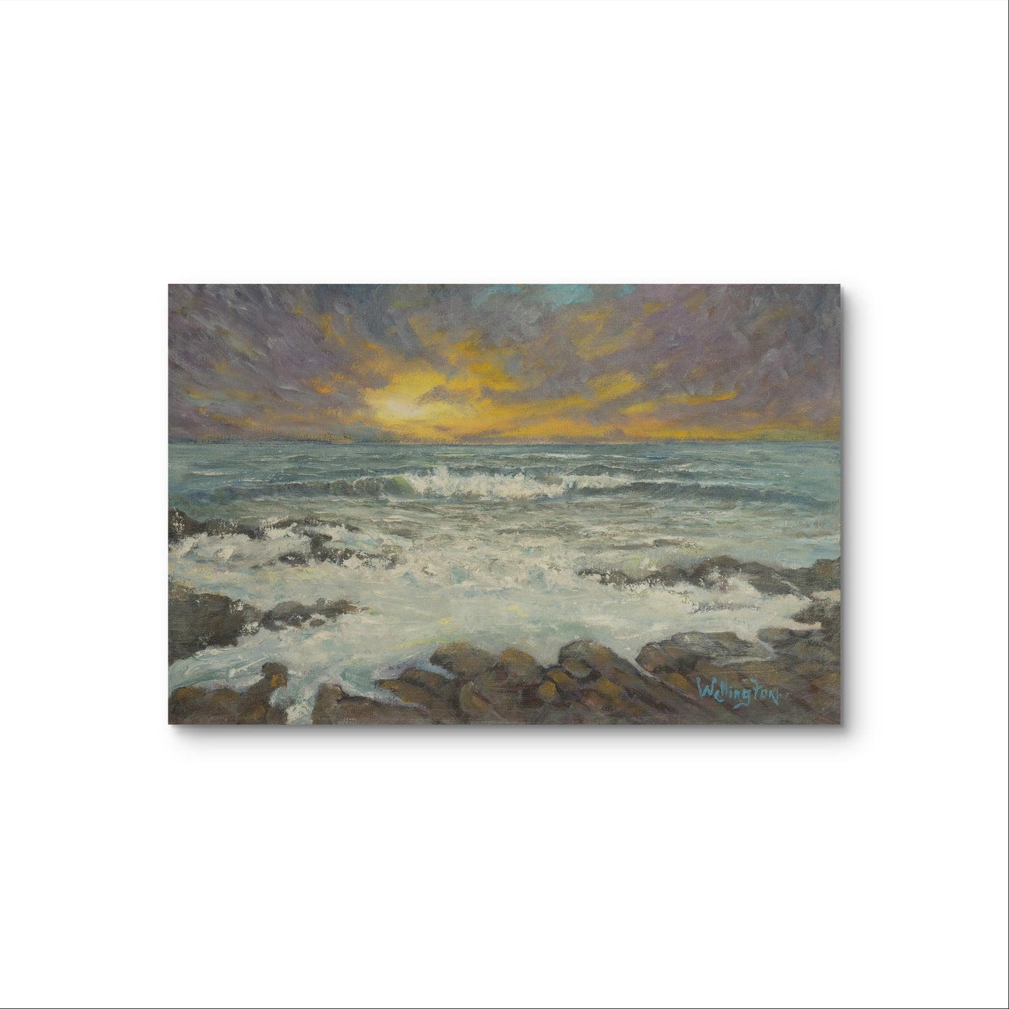 Dusk Seascape Art Print – Giclée on Etching Paper